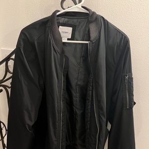 Men’s Black Bomber Jacket